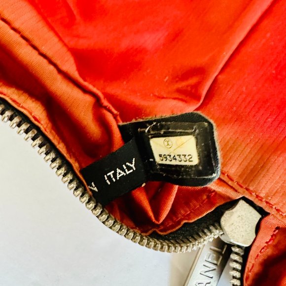 AUTHENTIC CHANEL TRAVEL LINE LIGNE BRIEFCASE WITH POUCH 5934332 MADE IN ITALY - Picture 11 of 16